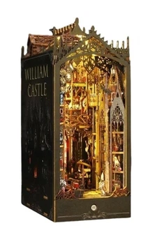 Бук Нук William Castle DIY Book Nook Kit 3D пазл Книжный уголок Интерьерный конструктор JTSL-17A
