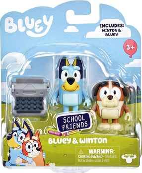 Zestaw zabawek Giochi Preziosi Bluey: School Friends Bluey & Winton BLY88000 (8056379187790)