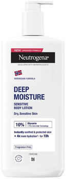 Лосьон для тела Neutrogena Глубокое увлажнение для чувствительной кожи 400 мл (3574660527452)