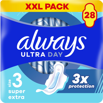 Гігієнічні прокладки Always Ultra Day&Night (Розмір 3) 28 шт (4015400489764/8700216861182)