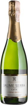 Вино ігристе Cava Jaume Serra Semi-Seco біле напівсухе 0.75 л 11.5% (8411277205678)