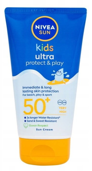 Krem przeciwsłoneczny Nivea Sun Kids Ultra Protect and Play SPF 50+ 150 ml (6001051004676)