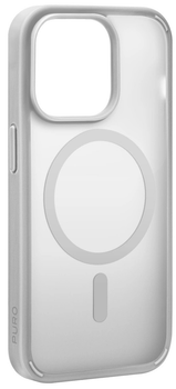 Etui Puro Gradient MagSafe do Apple iPhone 15 Pro Silver (8018417455896)
