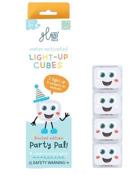 Сенсорні кубики Glo Pals Light Up Cubes Party Pal Різнокольорові (0850016823243)