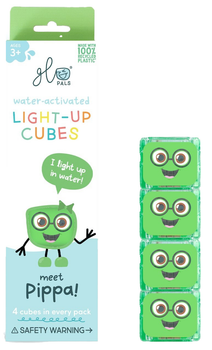 Сенсорні кубики Glo Pals Light Up Cubes Pippa Зелені (0850016823144)
