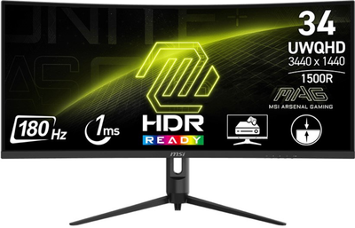 Monitor 34" MSI MAG 342CQR E2