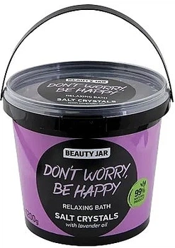 Кристаллы соляные для ванны - Beauty Jar Don't Worry, Be Happy 1200g (1282136-730579691-2)
