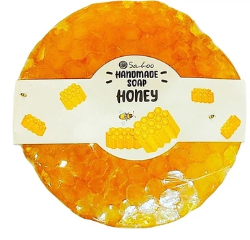 Мыло ручной работы "Мед" - Saboo Honey Handmade Soap 90g (1284739-1528393745-2)