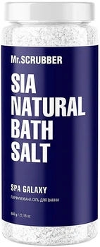 Парфюмированная соль для ванны - Mr.Scrubber Spa Galaxy Sia Natural Bath Salt 600g (1261254-747926743-2)