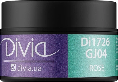 Гель-желе для нарощування нігтів, Di1726, 14 г - Divia Jelly Builder Gel Mousse (1265035-1408666254-2)