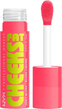 Рідкі румяна для обличчя NYX Professional Makeup Fat Cheeks 03 Guava Gush 8 мл (800897271190)