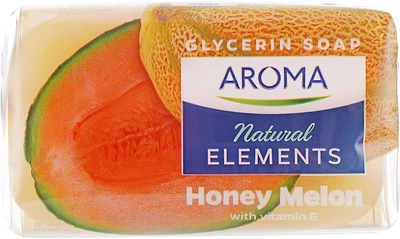 Мило з вітаміном Е "Медова диня" Aroma Natural Elements Honey Melon 100g (825696-2055818472-2)