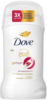 Антиперспірант-стик "Гранат" — Dove Go Fresh Anti-Perspirant Deo Stick 72H 50ml (1267148-1021698775-2)