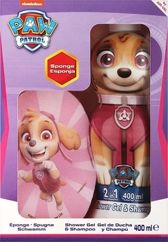 Набор - EP Line Paw Patrol Skye (sh/gel/400ml + sh/sponge/1pcs) Набор (1070131-1732423160-2)
