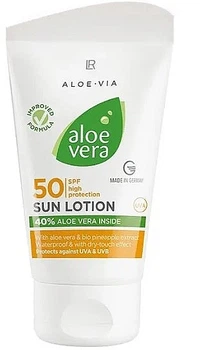 Сонцезахисний лосьйон - LR Health & Beauty Aloe Vera Sun Lotion SPF50 75ml (1445696-39517591)
