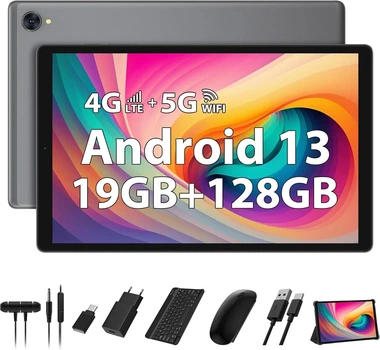 Планшет 10.1" YUMKEM M820 8+11/128GB 4G 2-SIM 8 ядер Android 13 Сірий Б/В