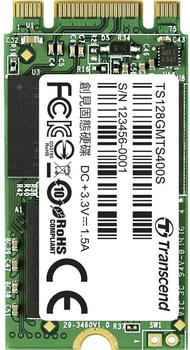 Dysk SSD Transcend MTS400S 128 GB M.2 SATAIII MLC (TS128GMTS400S)