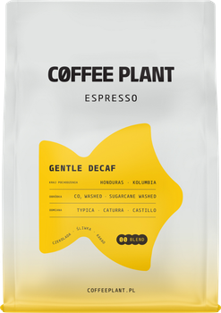 Кава в зернах Coffee Plant Gentle Decaf Espresso без кофеїну 250 г (5904800242309)