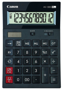 Kalkulator elektroniczny Canon 12-cyfrowy AS-1200 (4960999673677)