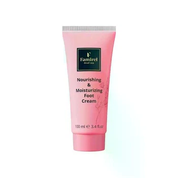 Famirel Foot Cream Shea & Hyaluron 100 мл | живлення + зволоження стоп, масло ши + гіалурон, без парабенів