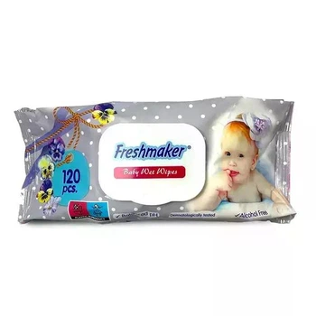 Вологі серветки Freshmaker BABY , 120 шт