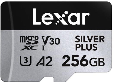 Карта памяти Lexar Professional Silver Plus microSDXC 256GB UHS-I U3 V30 A2 (843367135349)