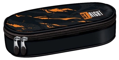 Пенал шкільний для хлопчика ST.Right PC-01 Lava 681028 чорний