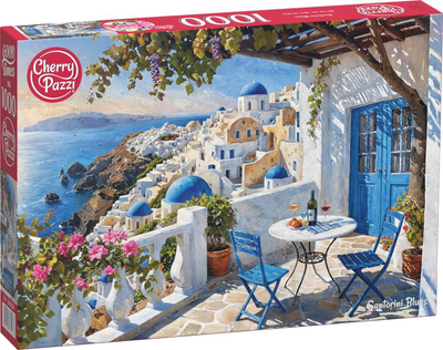 Puzzle CherryPazzi Santorini blues 1000 elementów 30936 (5903728730936)