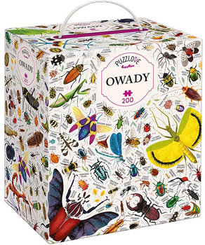 Puzzle CzuCzu Puzzlove Owady 200 elementów 493631 (5902983493631)