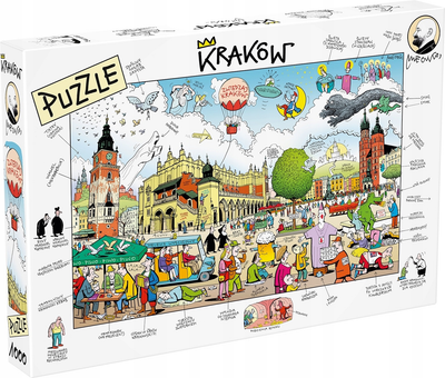 Puzzle MDR Andrzej Mleczko Kraków 1000 elementów 0406 (5905669227544)