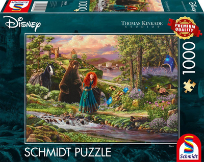 Puzzle Schmidt Spiele T.Kinkade Merida waleczna 1000 elementów 112965 (4001504580391)