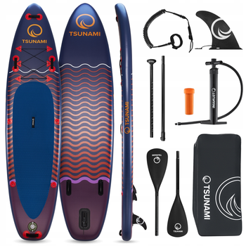 Надувна SUP дошка TSUNAMI 350 см із веслом Wave T05
