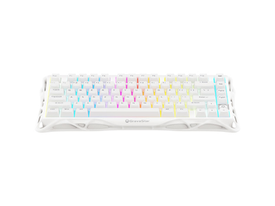Клавіатура Gravastar Mercury K1 Lite TKL White (GSK1LITE_WHT)