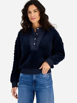 Світшот утеплений жіночий Tommy Hilfiger 680532484 S Синій (1159838238)