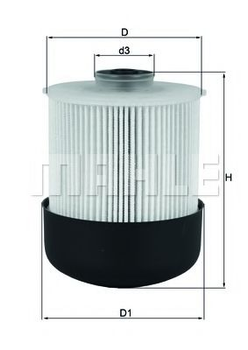 Топливный фильтр Knecht/MAHLE (KX338/26D)
