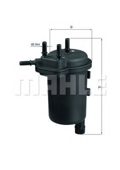 Топливный фильтр Knecht/MAHLE (KL430)