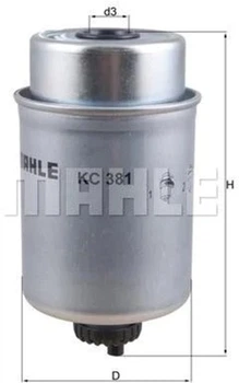 Топливный фильтр Knecht/MAHLE (KC 381)