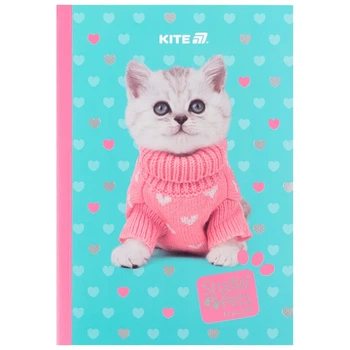 Блокнот Kite Studio Pets 40 аркушів, клітинка А5 SP24-091