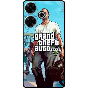 Силіконовий чохол бампер Candy для ZTE Nubia V60 із малюнком GTA ГТА