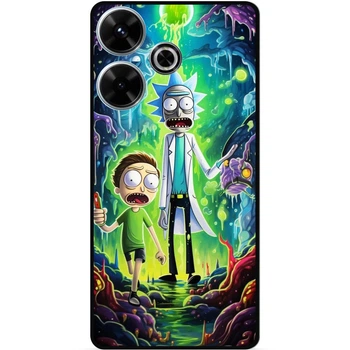 Силиконовый чехол бампер Candy для ZTE Nubia V60 с рисунком Рик и Морти Rick and Morty