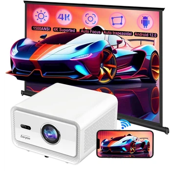 Мини-проектор Everycom Cubelite MINI портативный Android 12 проектор для презентаций и офиса просмотра фильмов Led проектор с Wifi и Bluetooth