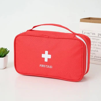 Аптечка-органайзер дорожня First Aid, компактна сумка для ліків, медичний контейнер