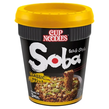 Лапша Nissin Classic Soba Cup Wok Style 90 грам – фото, відгуки