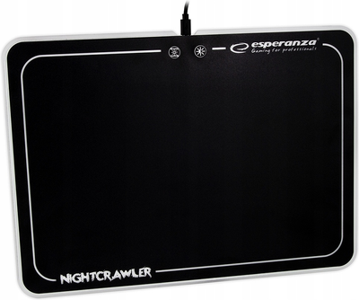 Podkładka pod mysz Esperanza NightCrawler LED RGB Black (EGP104)
