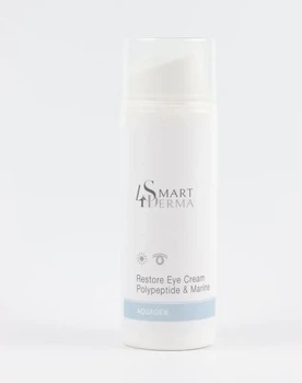 Увлажняющий крем дренажный от темных кругов и отеков Smart4Derma Aquagen Restore Eye Cream polypeptid 100 мл