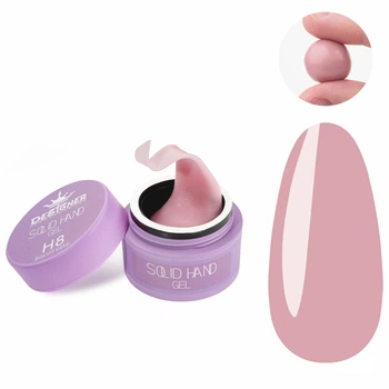 Твердый гель Solid hand gel Дизайнер (H8, 15 мл) для объемного дизайна и наращивания ногтей