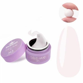 Твердый гель Solid hand gel Дизайнер (H3, 15 мл) для объемного дизайна и наращивания ногтей