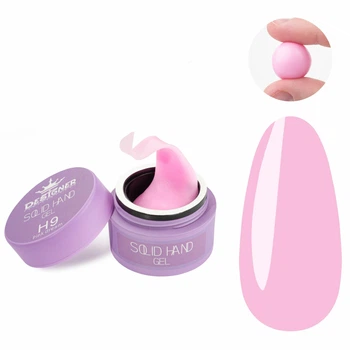 Твердый гель Solid hand gel Дизайнер (H9, 15 мл) для объемного дизайна и наращивания ногтей