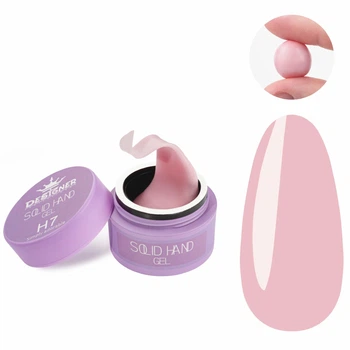 Твердый гель Solid hand gel Дизайнер (H7, 15 мл) для объемного дизайна и наращивания ногтей