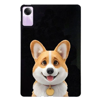 Защитный чехол Deexe Animal Series для Xiaomi Redmi Pad SE - Corgi